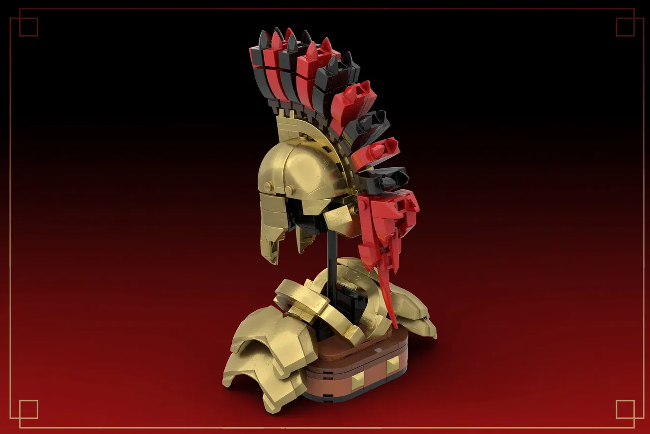 lego ideas spartan helmet of leonidas 2