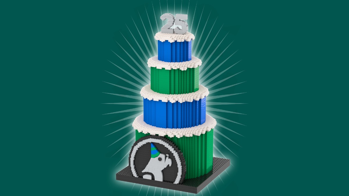 BrickLink celebrates 25th anniversary with LEGO cake display