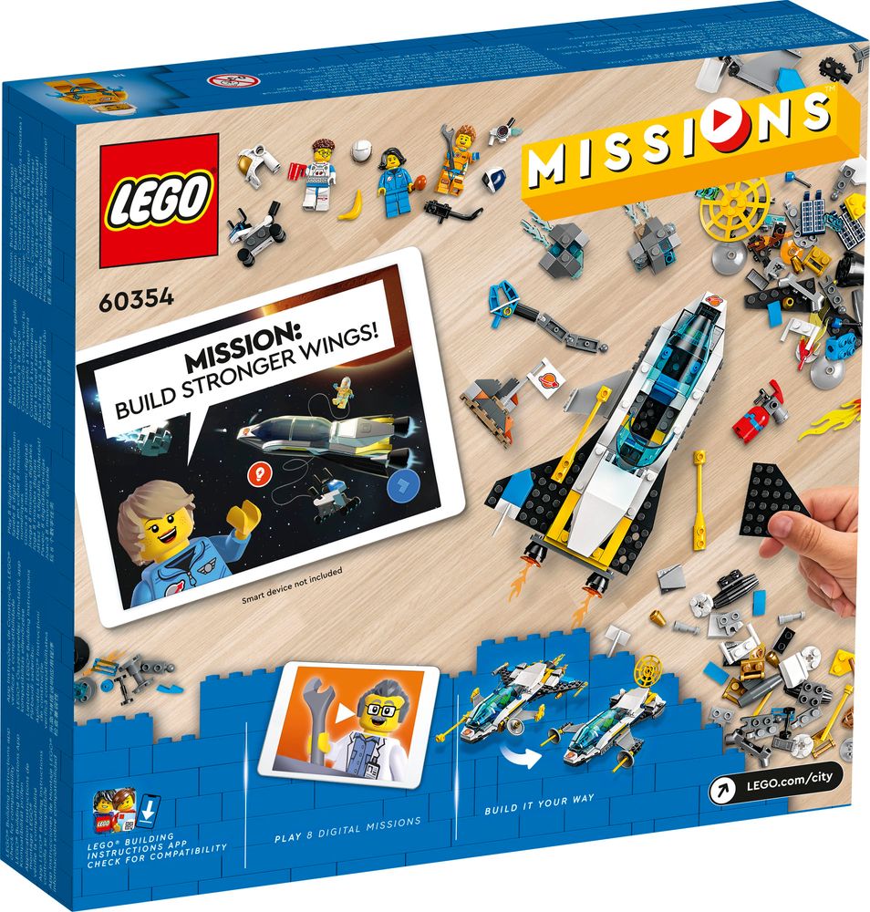 60354 SPACE EXPLORATION MISSIONS box back