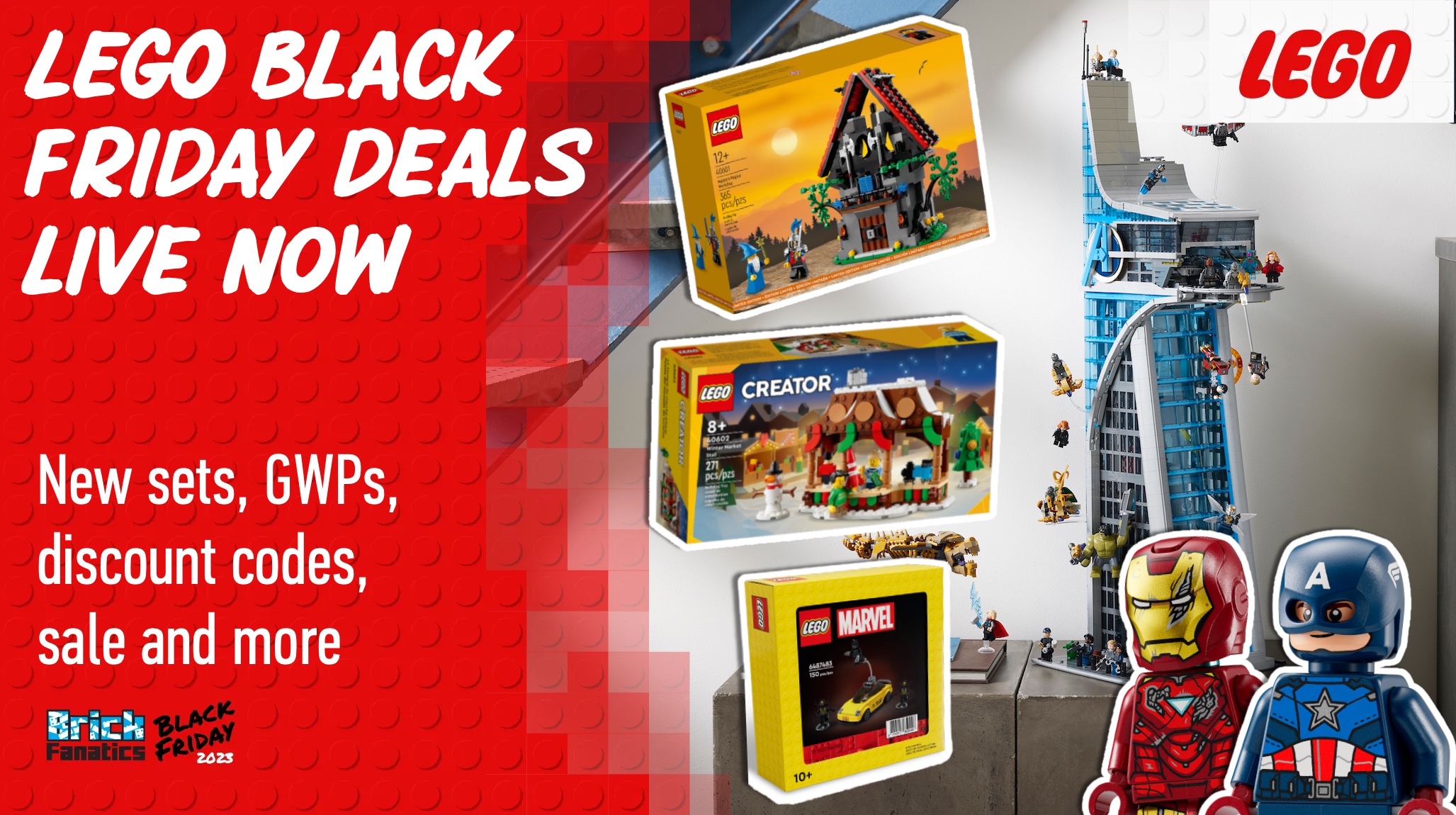 LEGO Black Friday 2023 deals live now worldwide