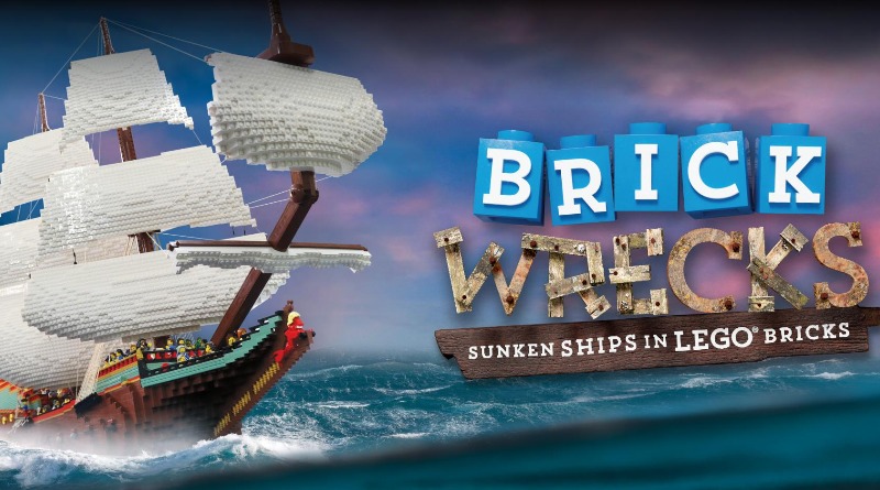 LEGO shipwreck exhibition docks in Perth, Australia