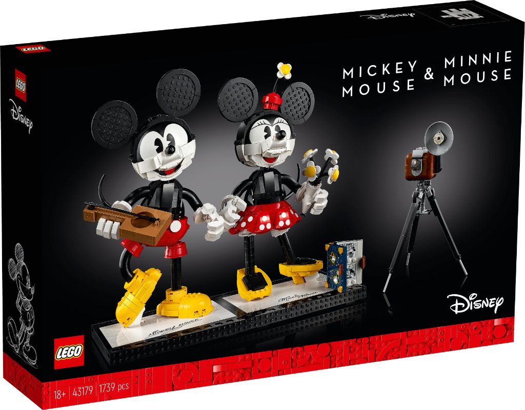 LEGO Disney 43179 Mickey Mouse and Minnie Mouse Buildable Characters 17
