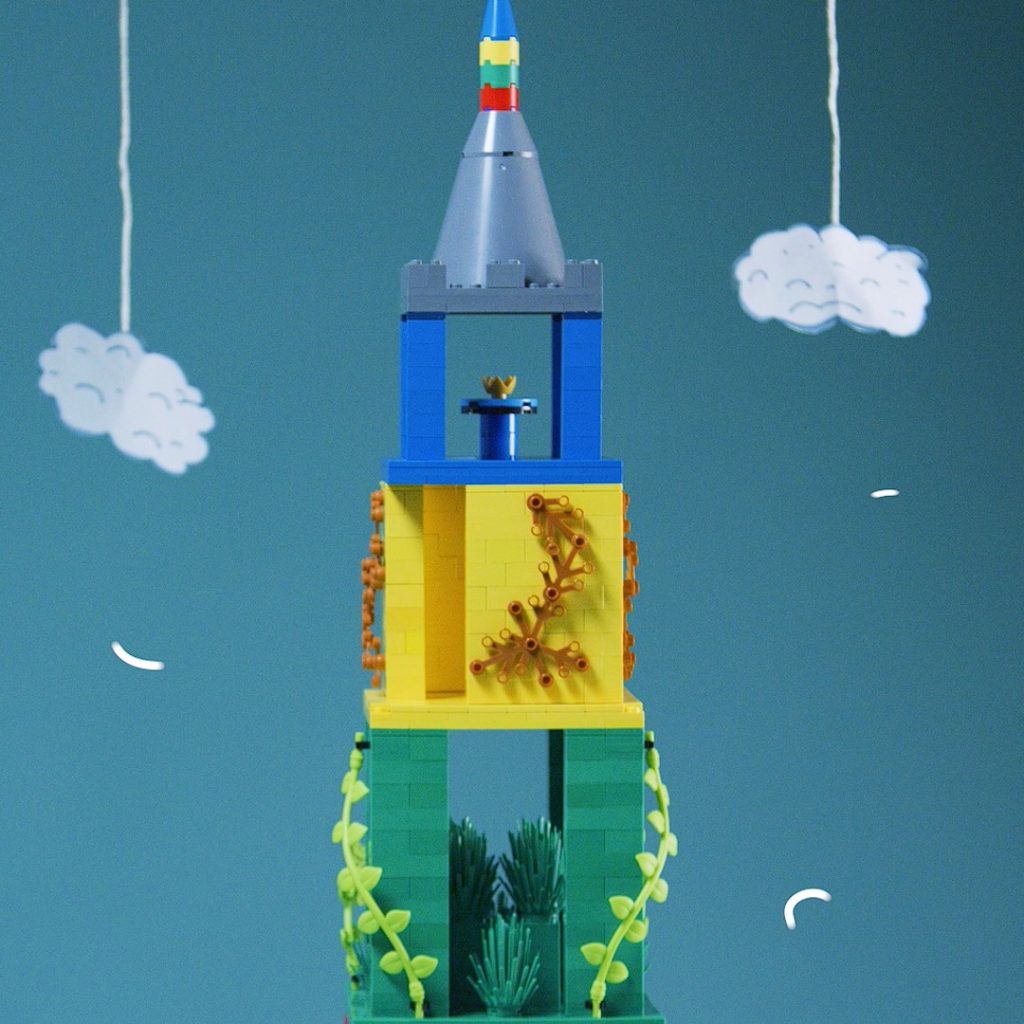 LEGO International day of the girl tower 1024x1024