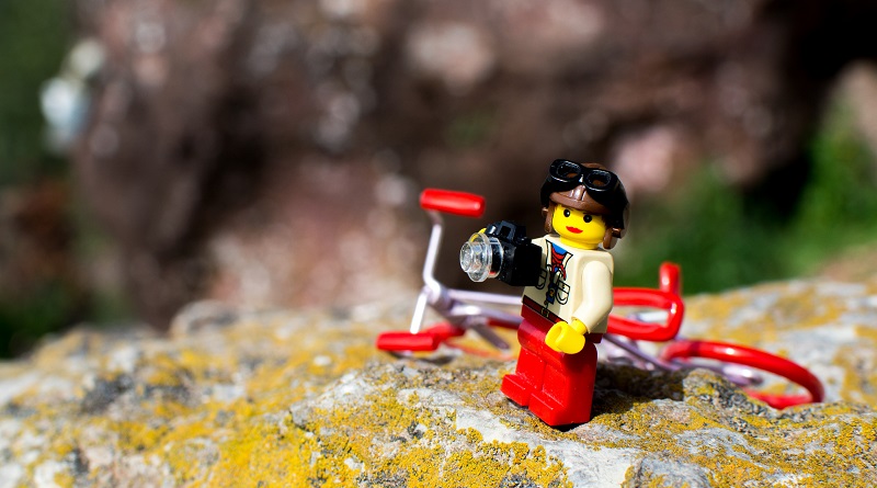 Brick Pic of the Day: Heading out for a bike ride