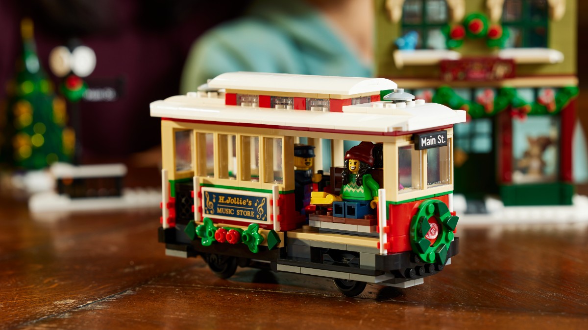 The history of LEGO trams from Spider-Man to the Winter Village