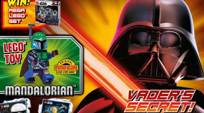 LEGO Star Wars magazine Issue 68 includes a free Mandalorian minifigure