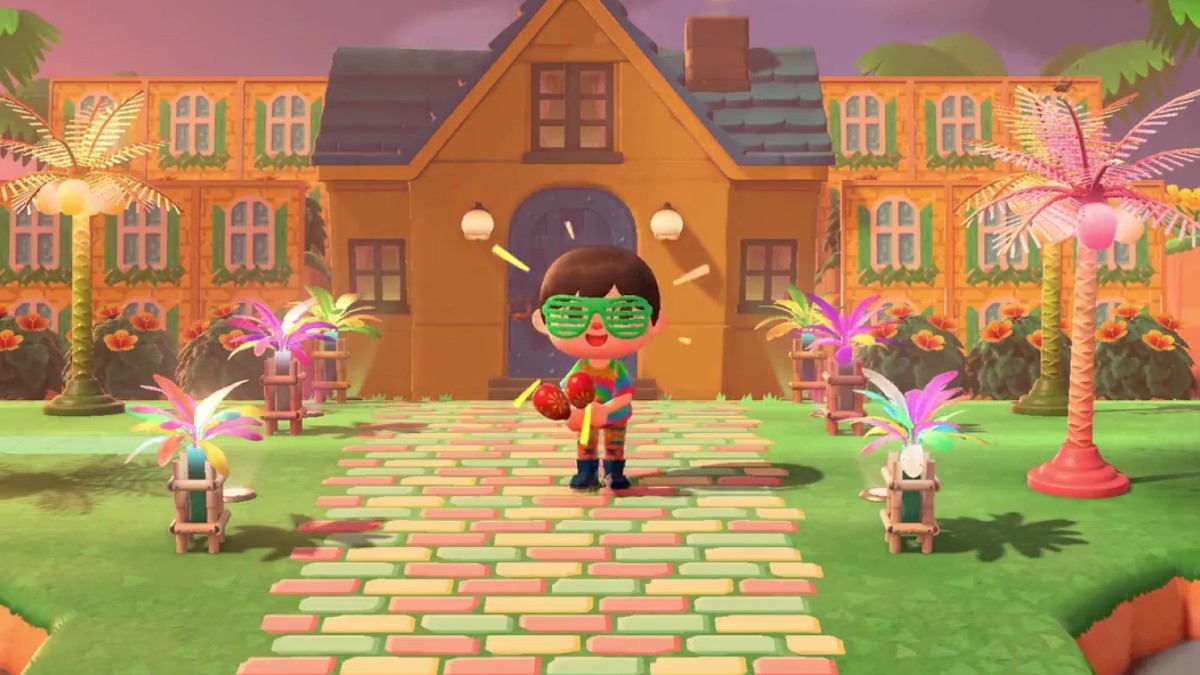 The LEGO Group's VIDIYOLAND Animal Crossing island is now open