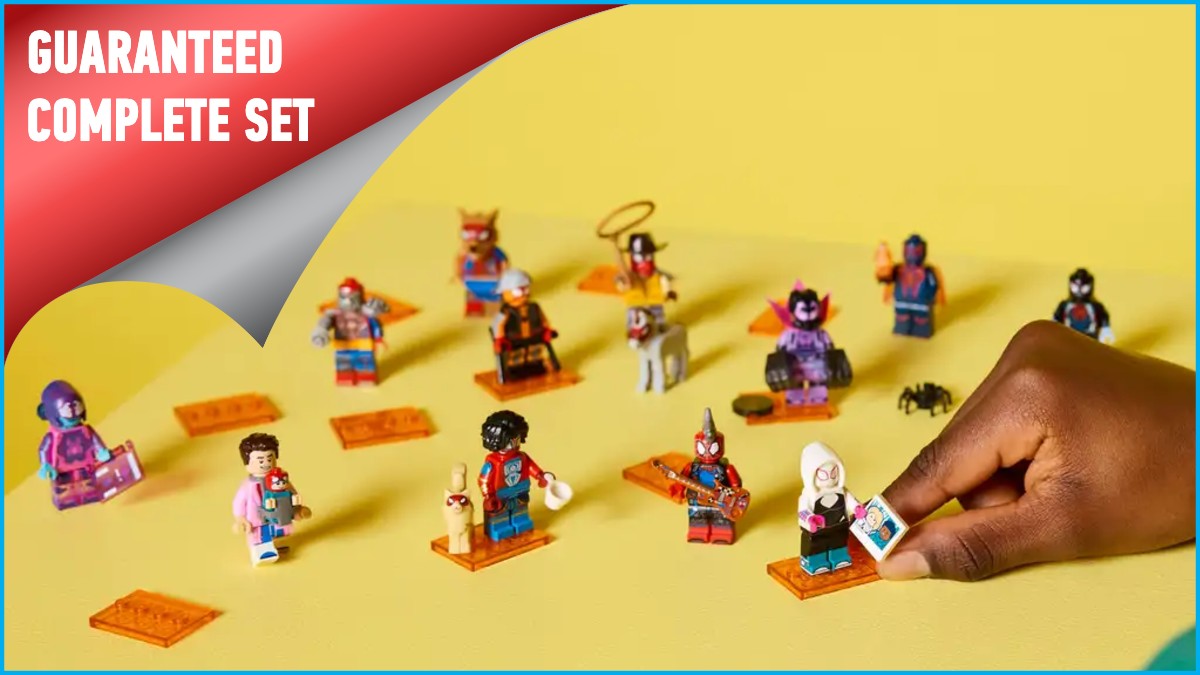 Secure a complete set of all 12 Spider-Verse CMFs by pre-ordering at Brick Deals