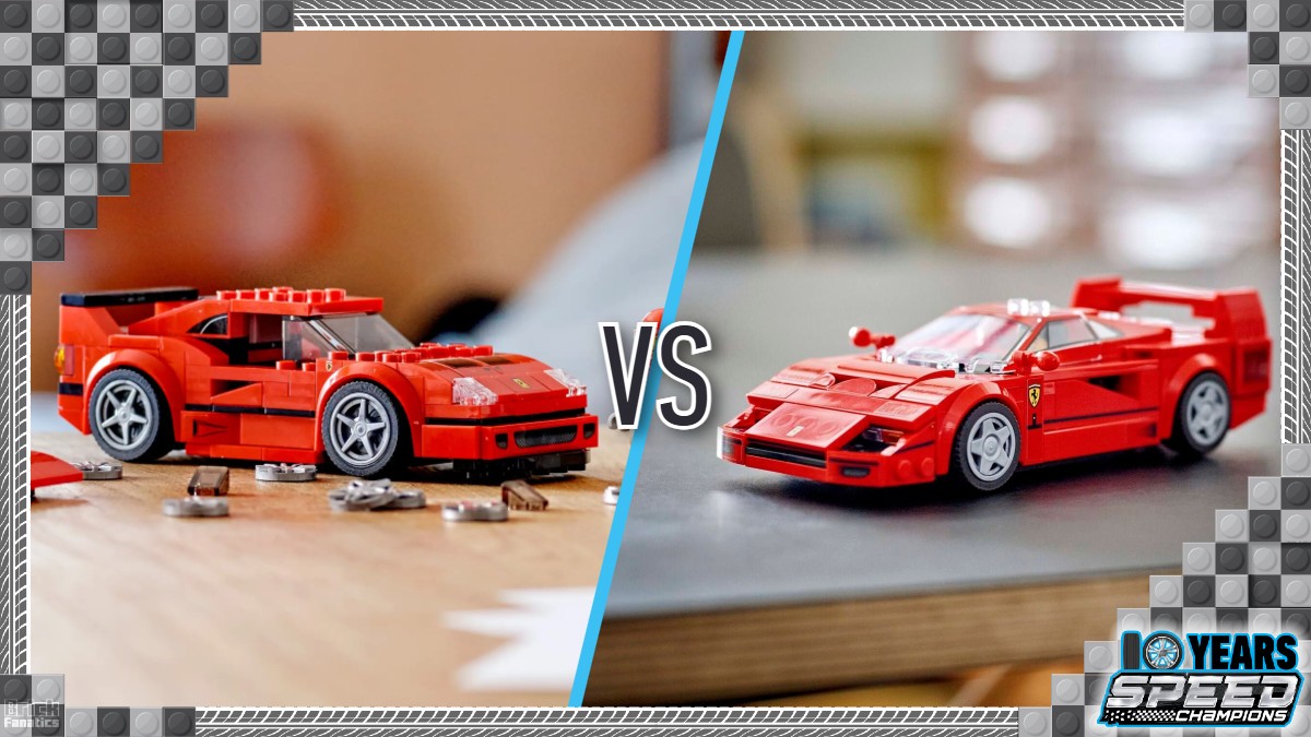 The two eras of LEGO Speed Champions, head to head