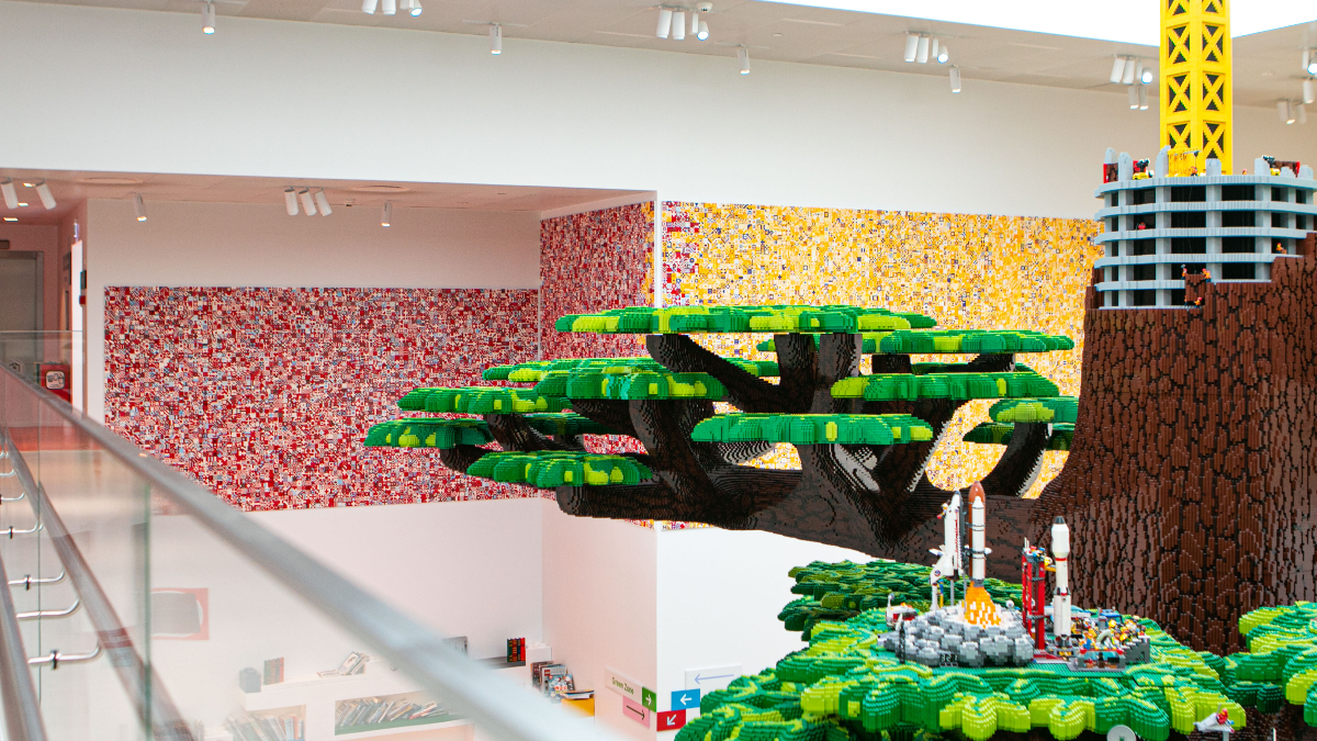 The LEGO House murals made for LEGO CON are finished
