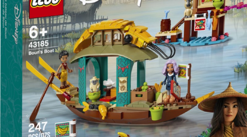 Get a better look at LEGO Raya and the Last Dragon 43185 Boun’s Boat