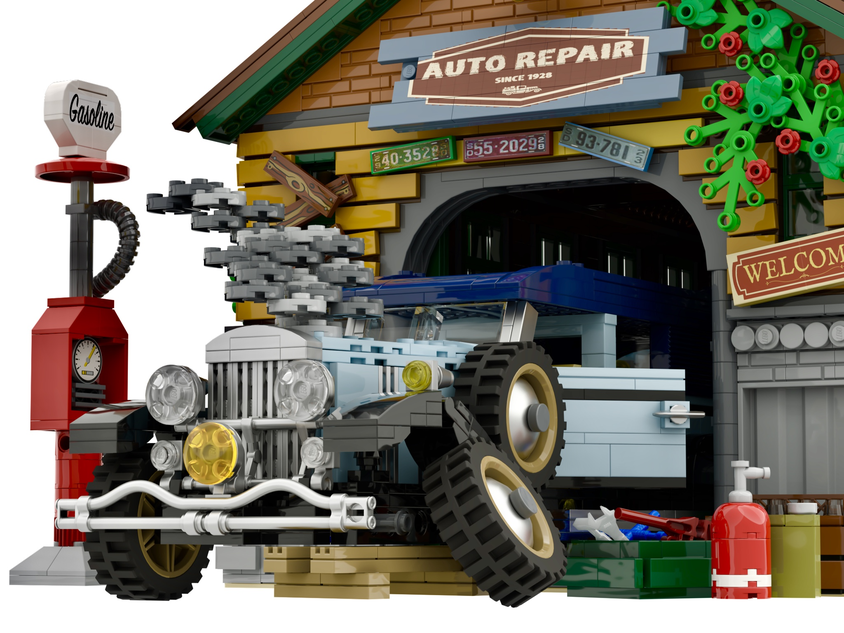 Auto Repair Garage 1930s 2
