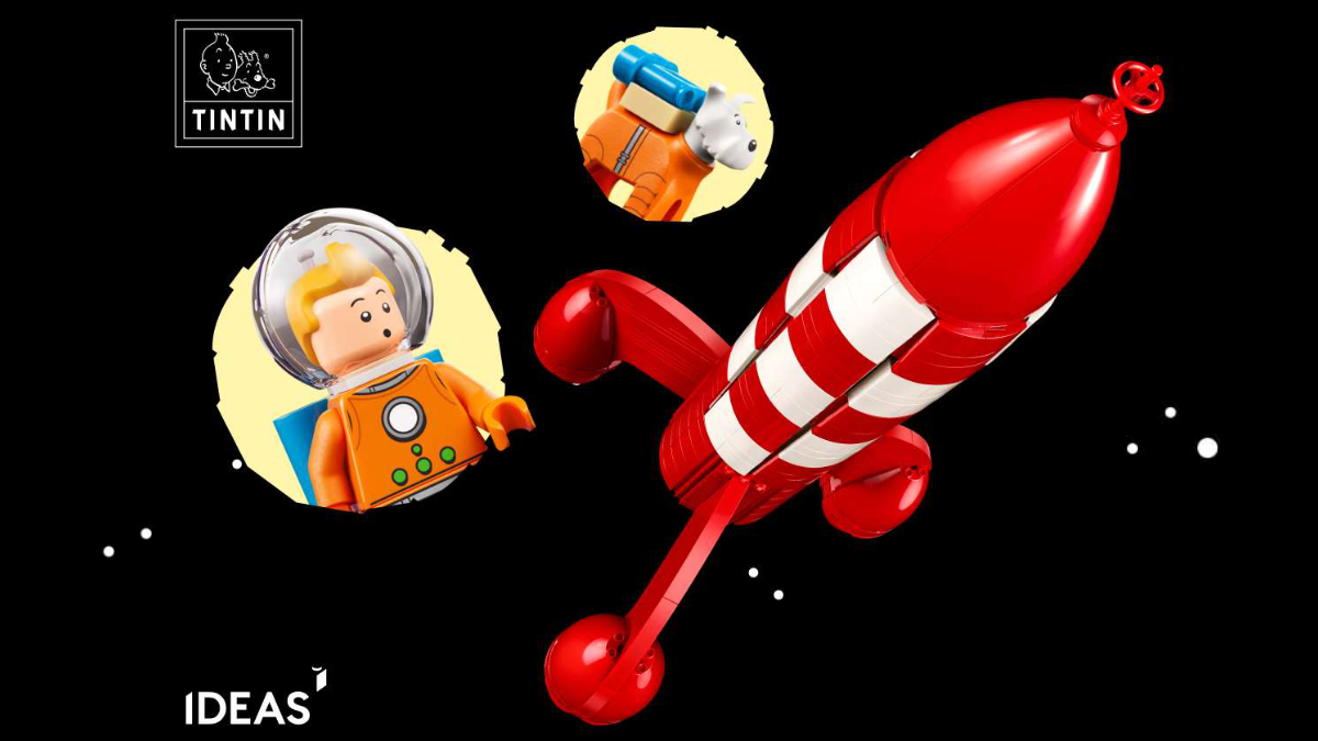 LEGO Tintin Moon Rocket’s adventure began with a simple mission