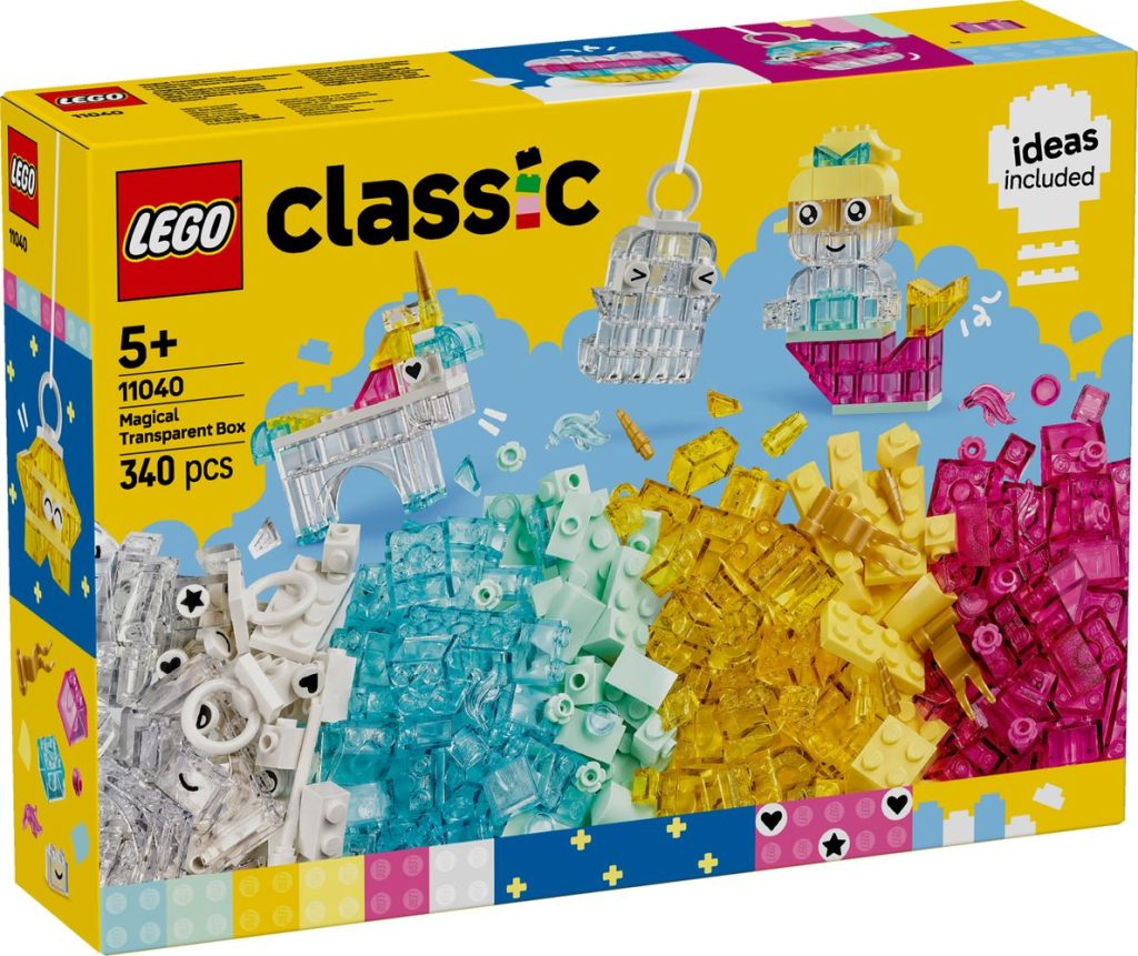 LEGO Classic 11040 Magical Transparent Box box frpont 1024x861