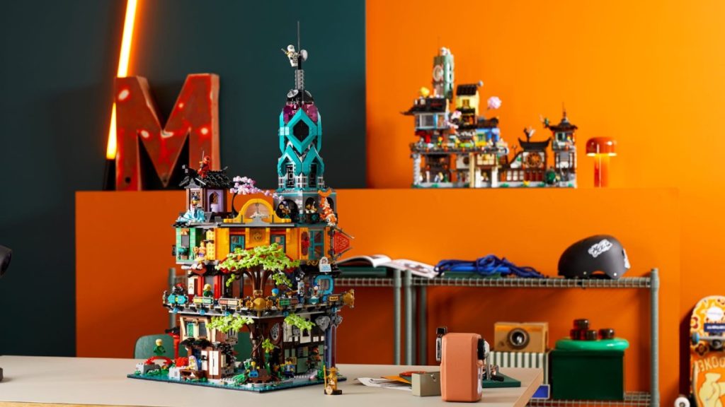LEGO NINJAGO 71741 Ninjago City Gardens Lifestyle 1 resized featured 1024x576