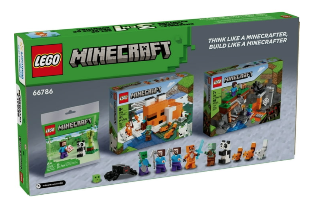 LEGO Minecraft 66786 Adventure Gamer Gift Set box back 1024x675