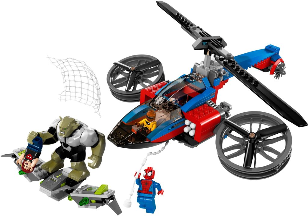 LEGO Marvel 76016 Spider Helicopter rescue
