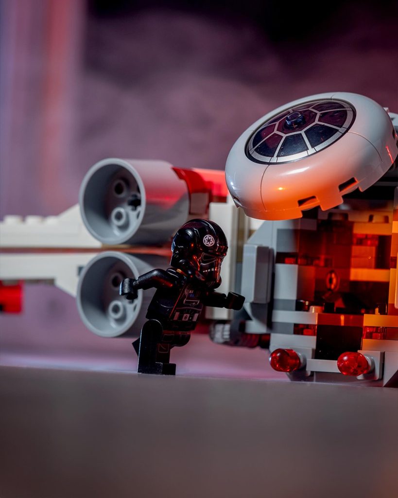 LEGO Star Wars 75393 TIE Fighter and X Wing Mash up Shundeez photography 6 819x1024