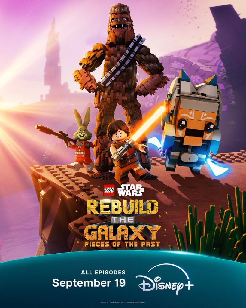 lego star wars rebuild the galaxy pieces of the past poster 819x1024