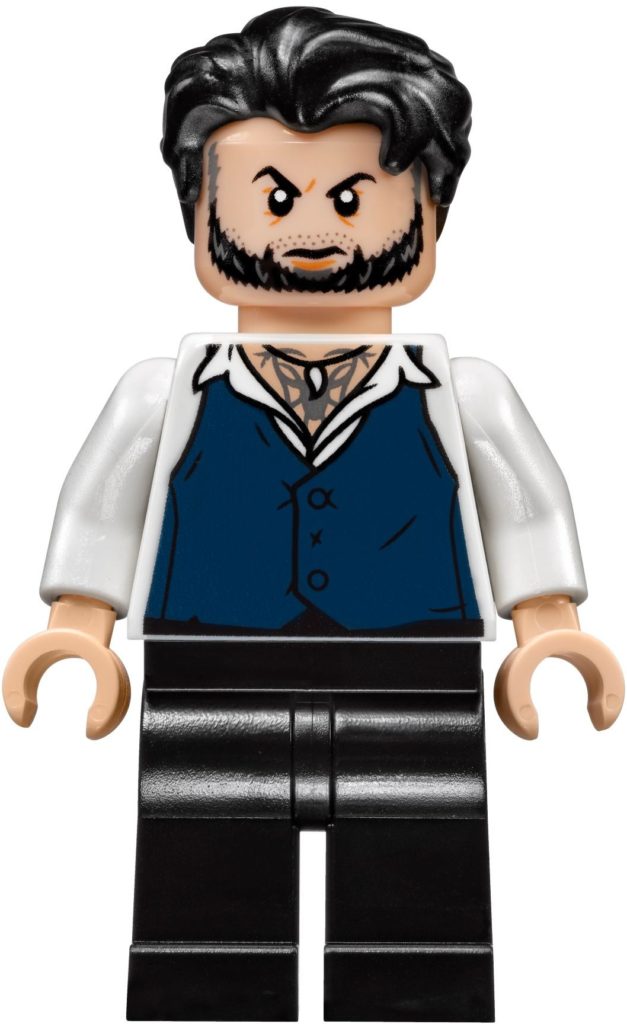 LEGO Black Panther Ulysses Klaue minifigure Andy Serkis