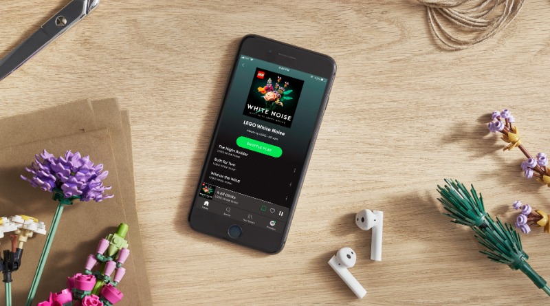 Go behind the scenes of the LEGO Group's white noise playlist
