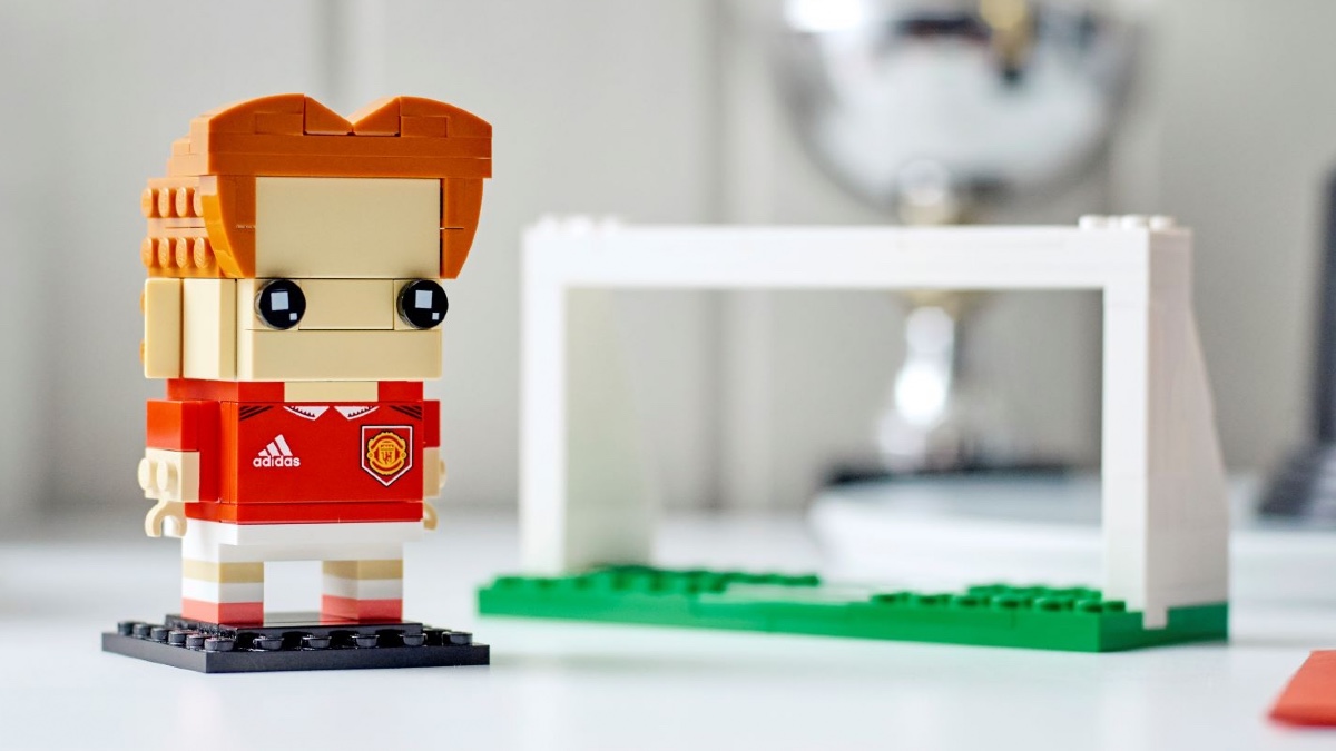 LEGO tribute to famous England striker spotted in Manchester