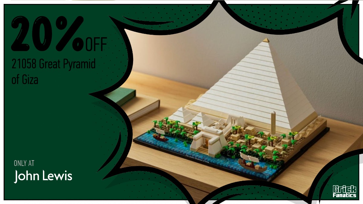 Save 20% on LEGO Architecture 21058 Great Pyramid of Giza