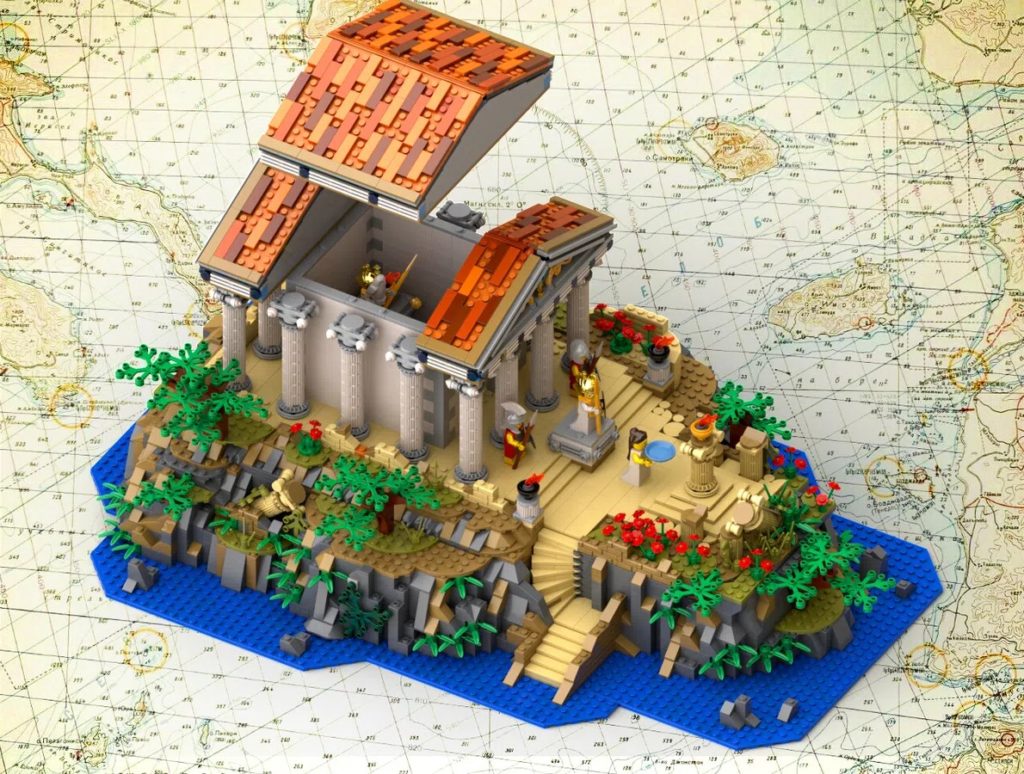LEGO Ideas greek temple 4