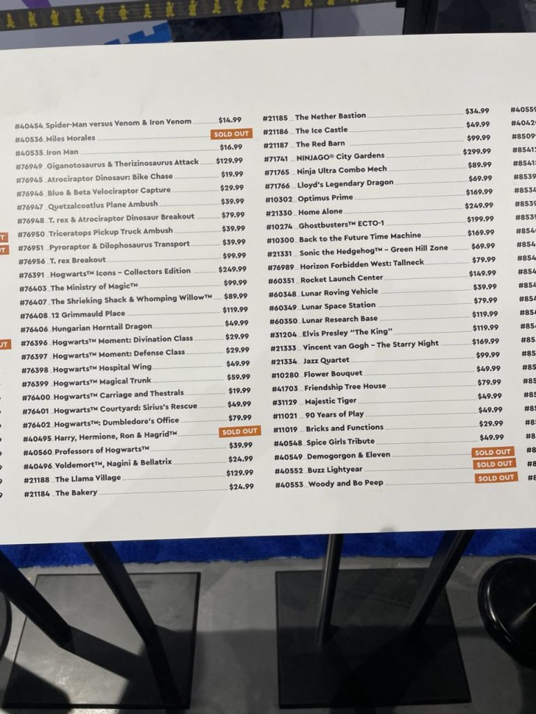 SDCC 2022 LEGO booth 2 768x1024