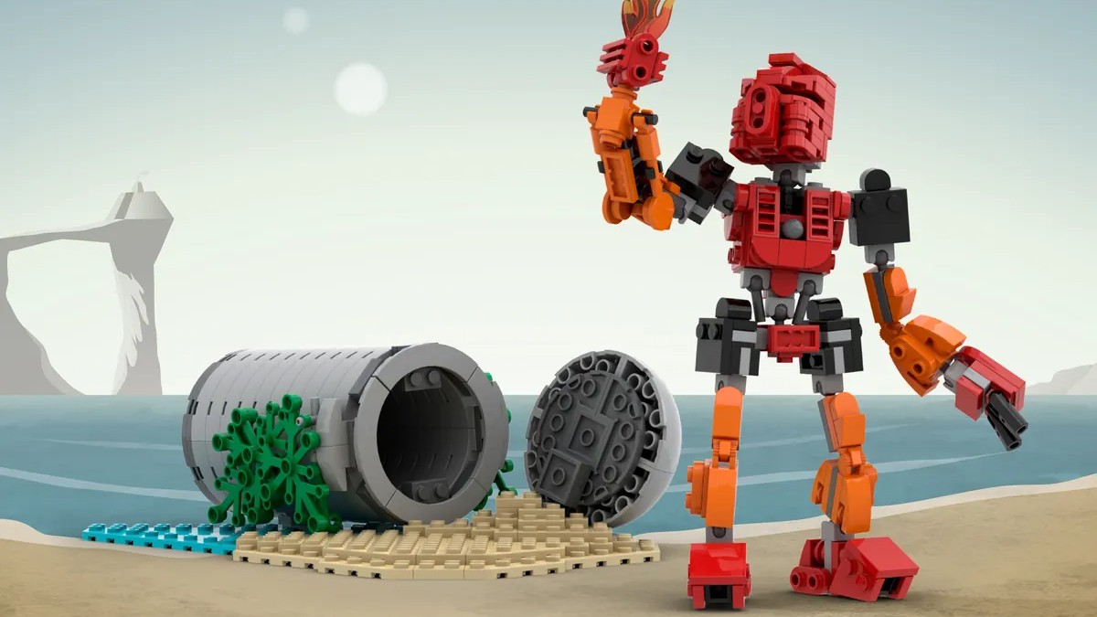 LEGO BIONICLE without constraction is entirely possible