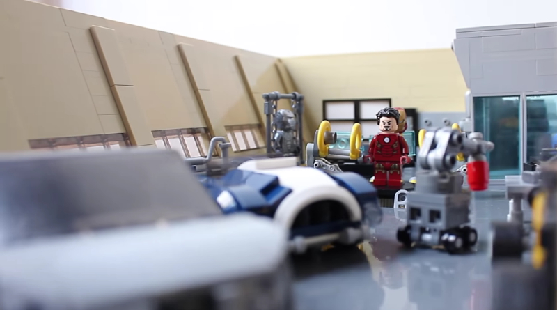 Relive one of the Marvel Cinematic Universe's defining moments in LEGO diorama