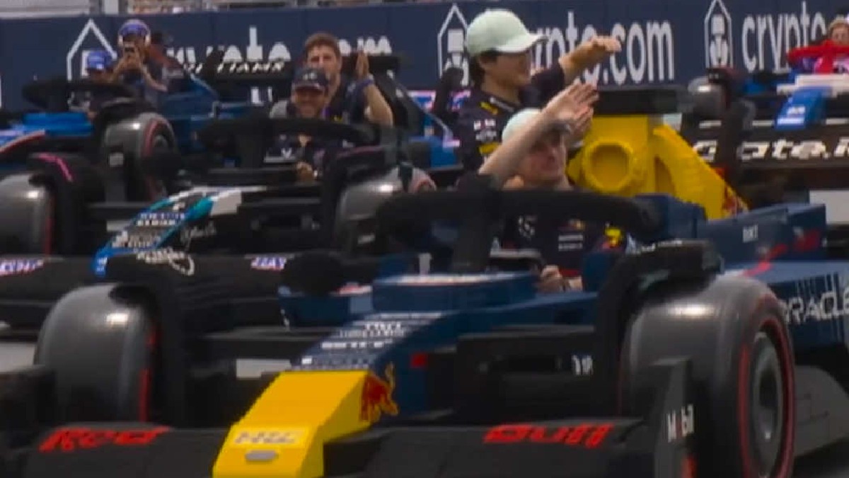 The life-sized LEGO Formula 1 sets can actually drive