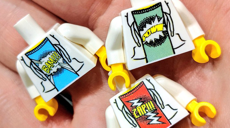Exclusive LEGO minifigure parts at San Diego Comic Con 2019