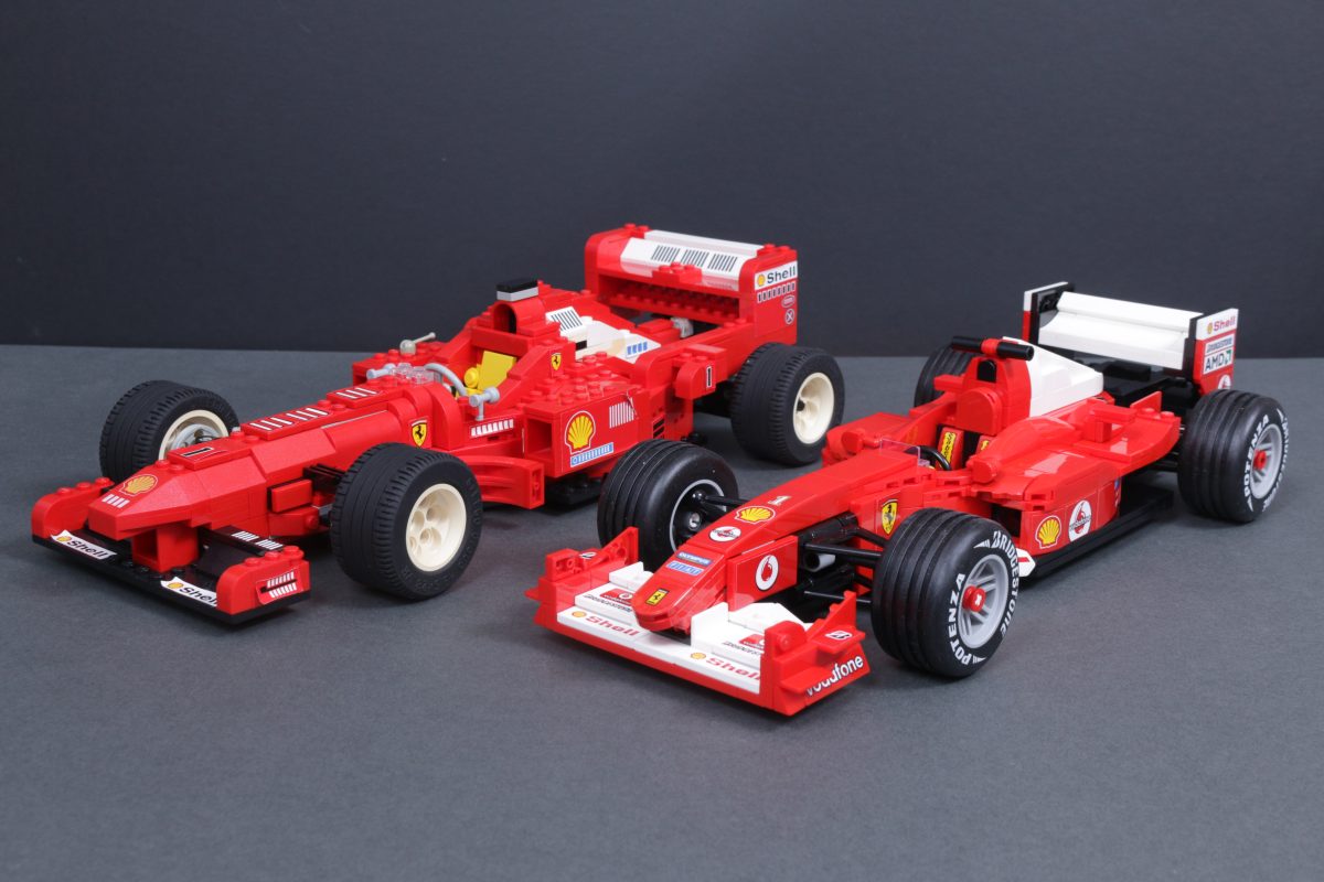 LEGO Icons Ferrari 11375 F2004 Michael Schumacher 2556 Ferrari Formula 1 Racing Car comparison 1 1200x800