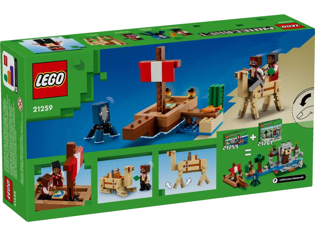 LEGO Minecraft 21259 The Pirate Ship Voyage 2 1024x768