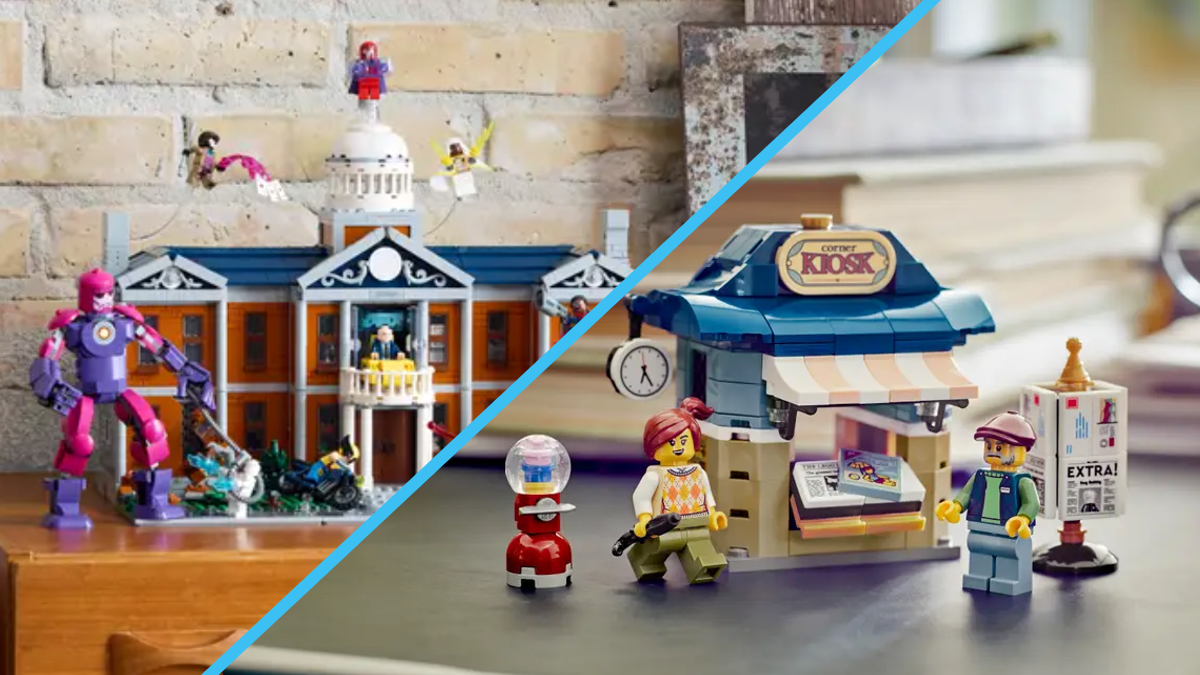 LEGO Corner Kiosk has a surprise tie-in to two LEGO Marvel modulars