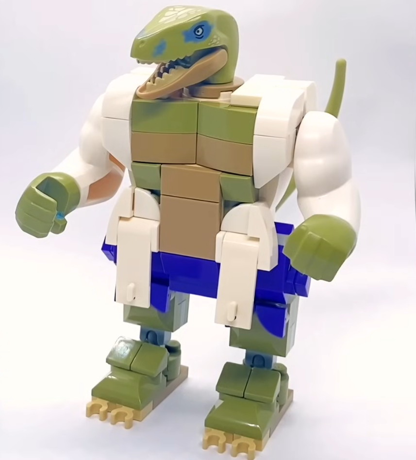 lego the lizard commander bricks