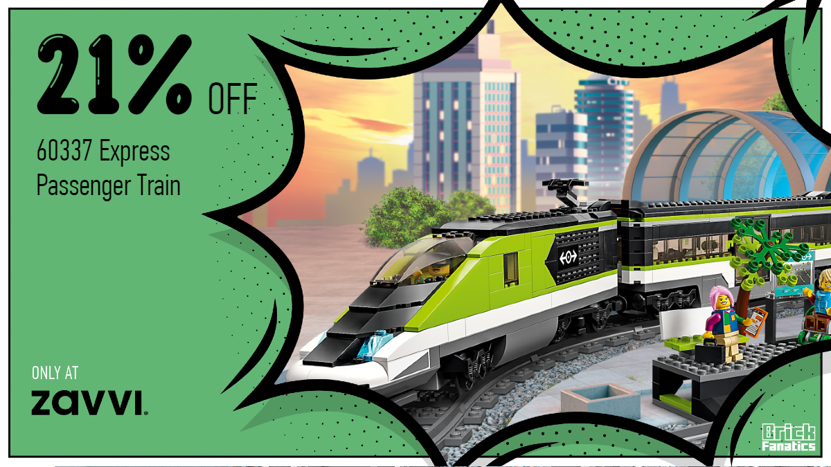 Latest offer on LEGO City 60337 Express Passenger train rolls in at Zavvi