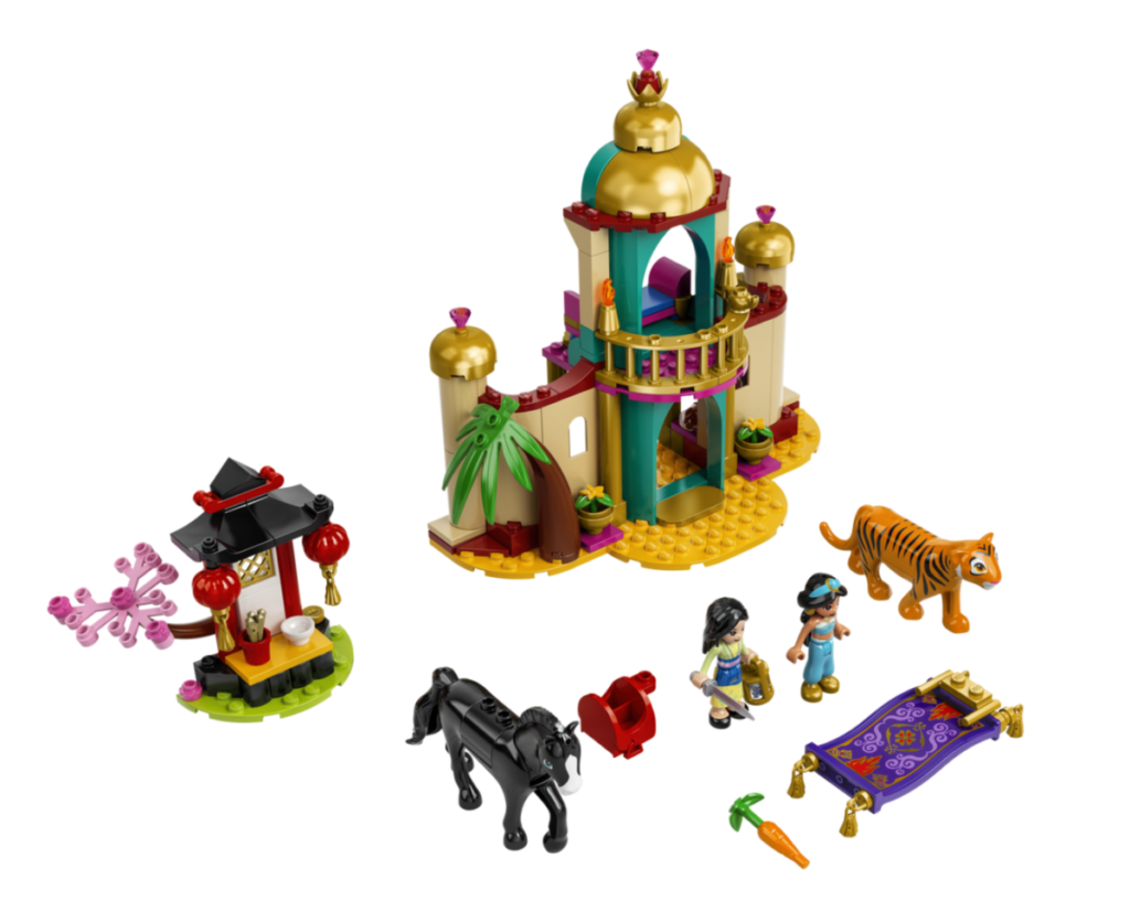 LEGO Disney 43208 contents 1024x826