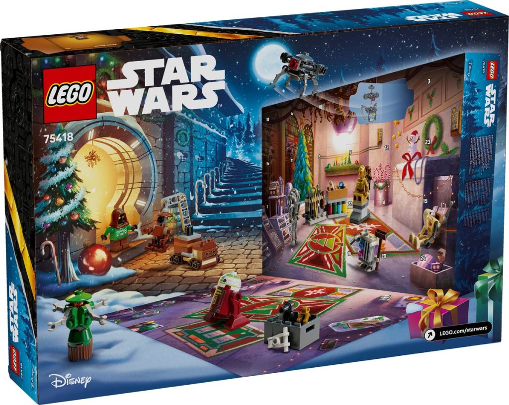 LEGO Star Wars 75418 Advent Calendar 2025 box back 1024x816