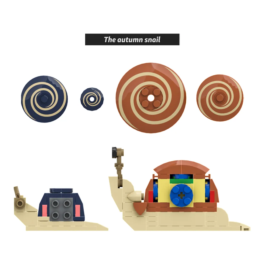 LEGO Ideas The Autumn Snails 4