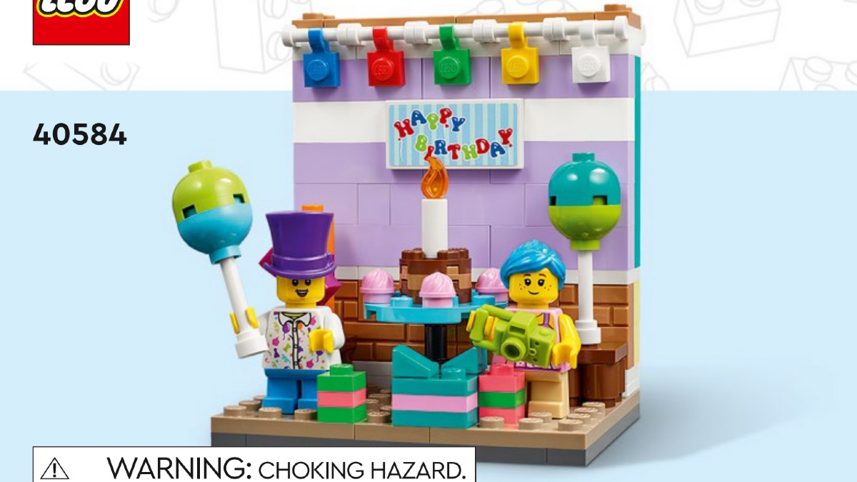 First look at LEGO 40584 Birthday Diorama revealed