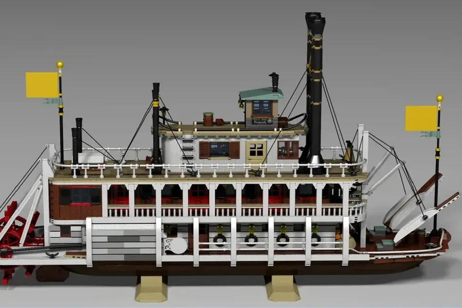 LEGO Ideas Western River Steamboat 4