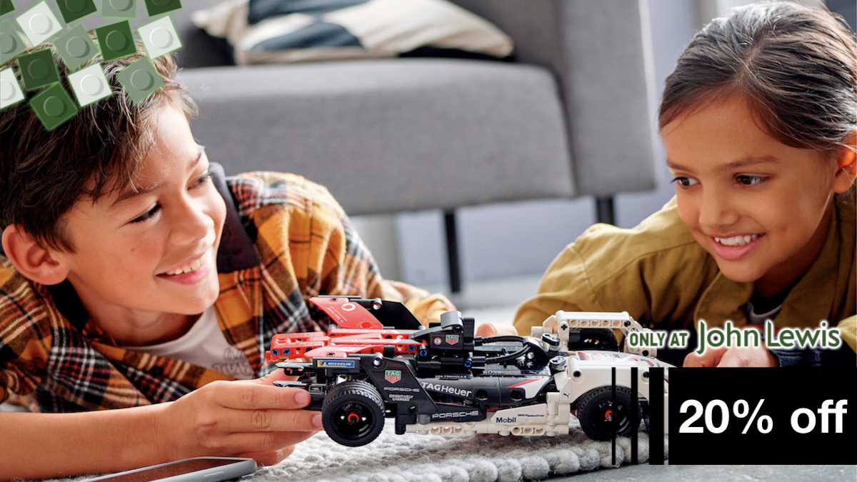 LEGO Technic 42137 Formula E Porsche 99X Electric back in stock with 20% off RRP