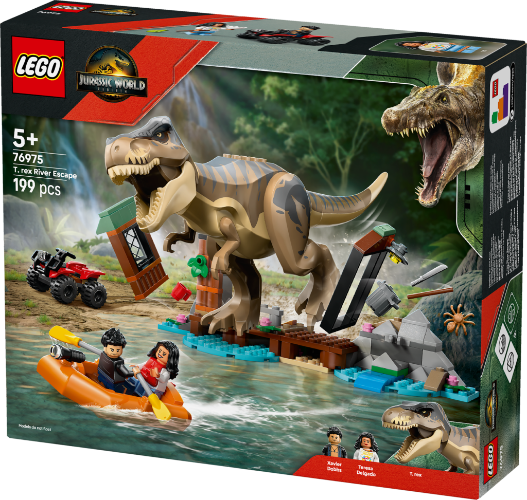 LEGO Jurassic World 76975 T. rex River Escape 1 1024x973
