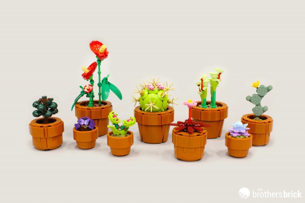 LEGO 10329 tiny plants brothers brick review