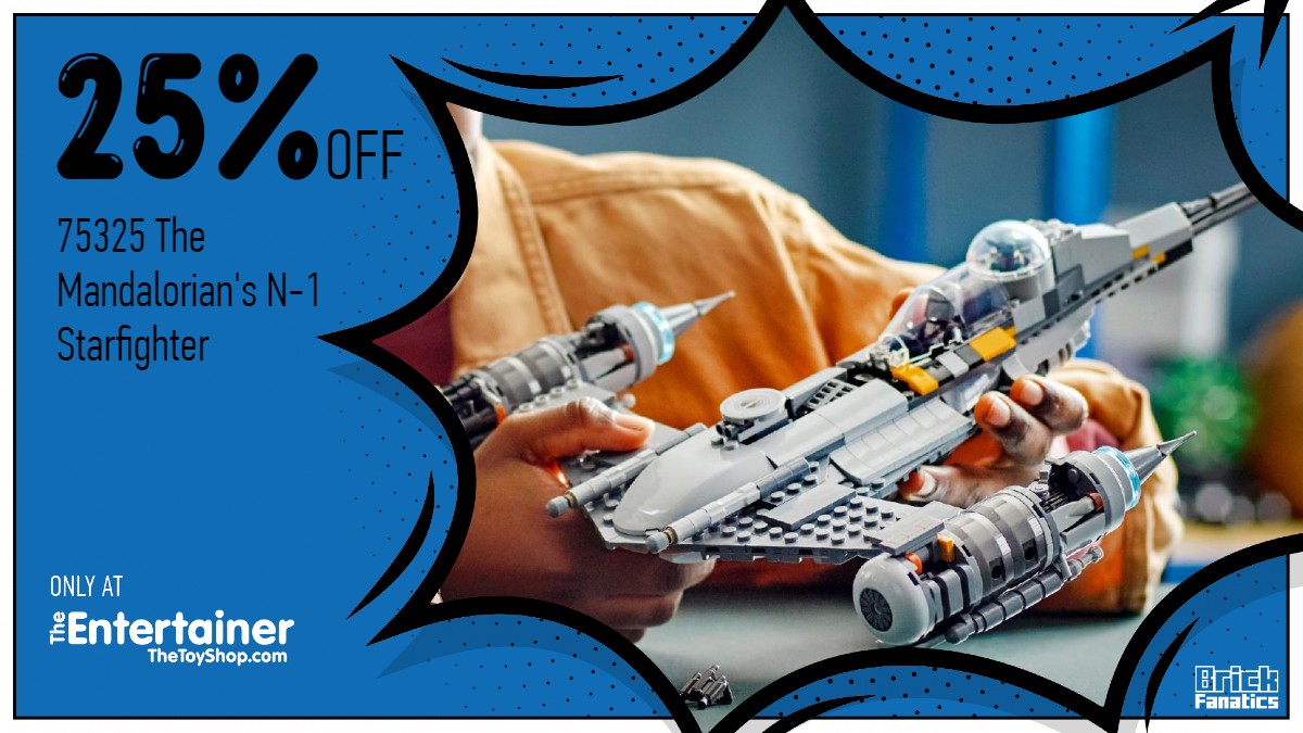 Huge 25% off 75325 The Mandalorian's N-1 Starfighter at The Entertainer