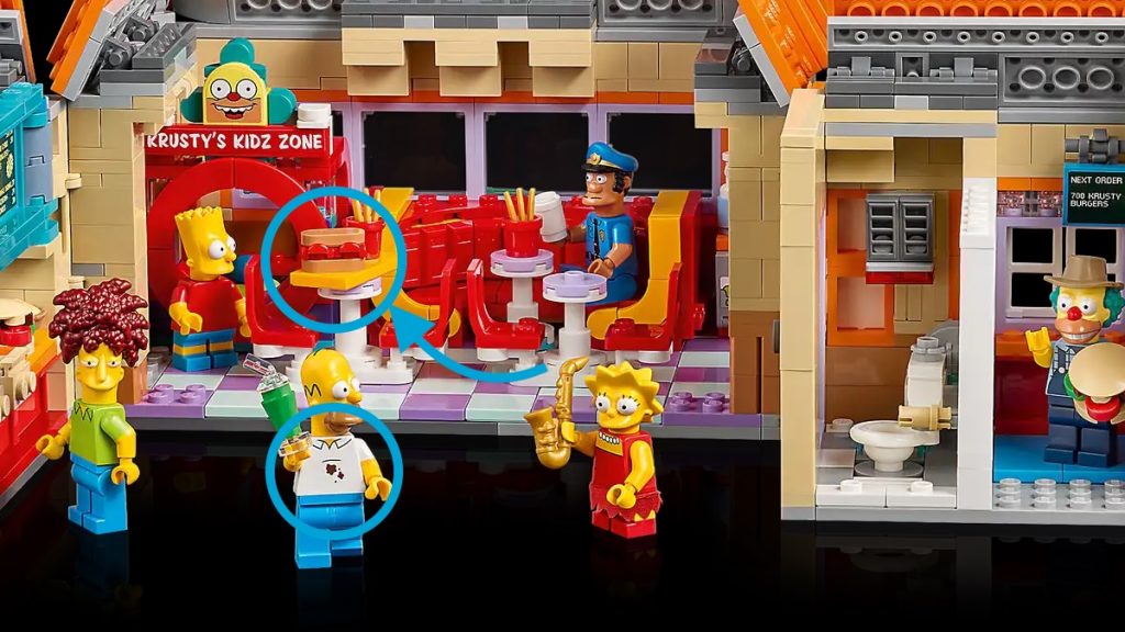 LEGO Krusty Burger references Ribwich 1024x576