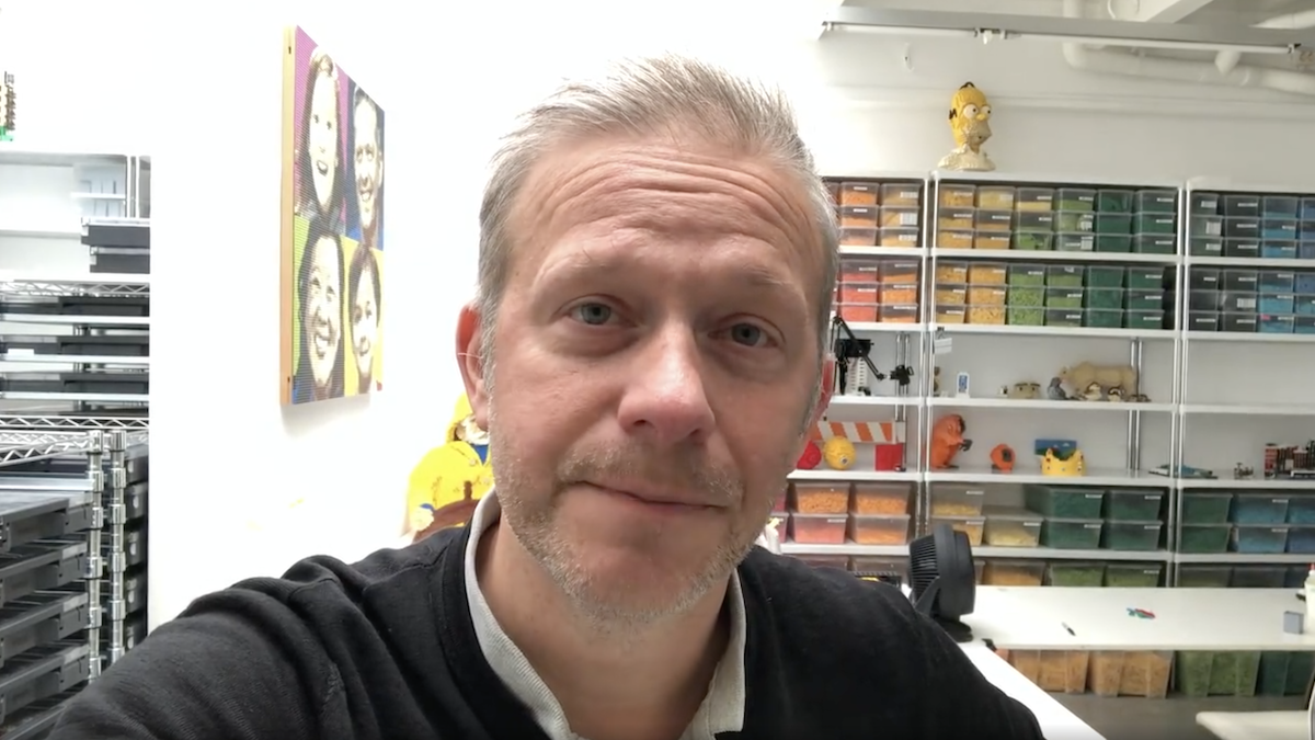 Can LEGO art survive vandalism?