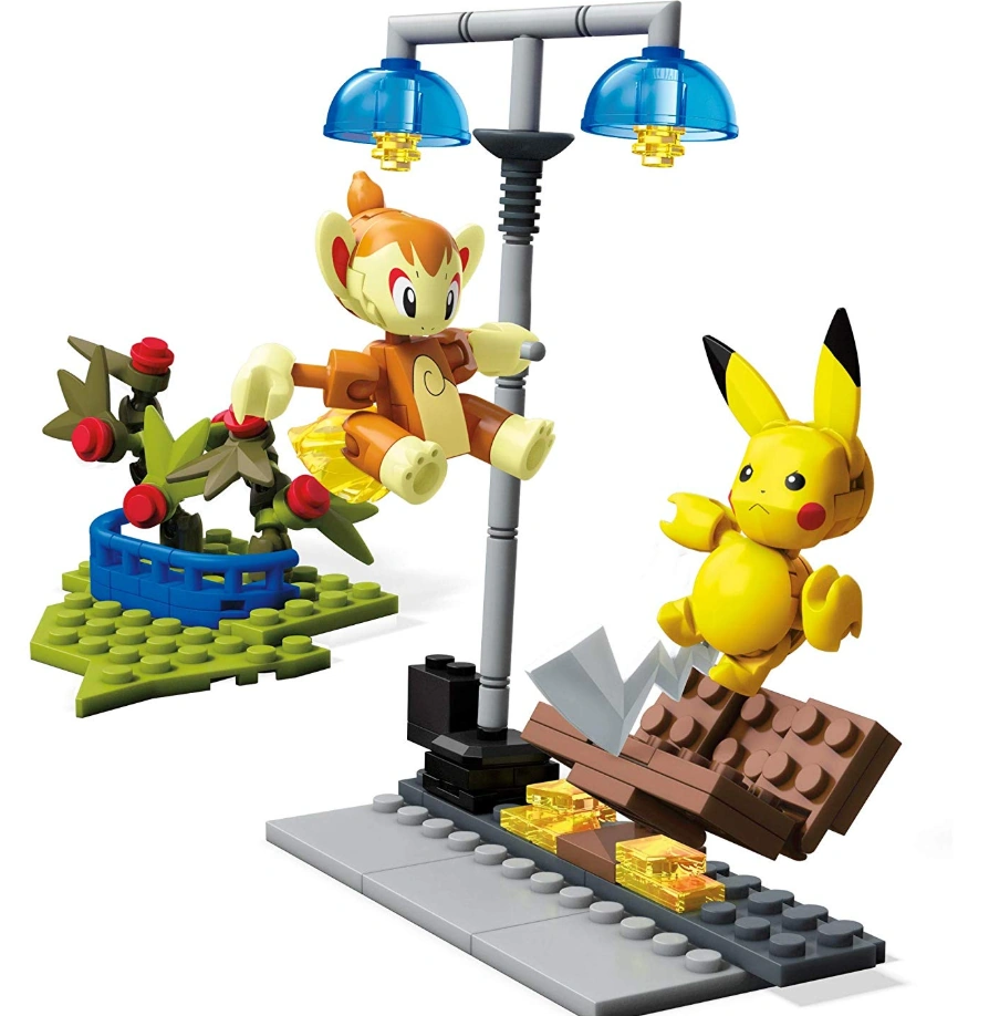 Mega Construx Pokemon Chimchar vs Pikachu